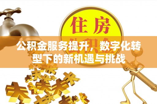 山西公积金服务提升，数字化转型下的新机遇与挑战