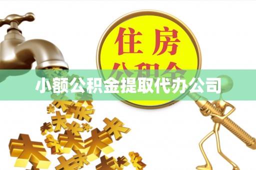 山西小额公积金提取代办公司