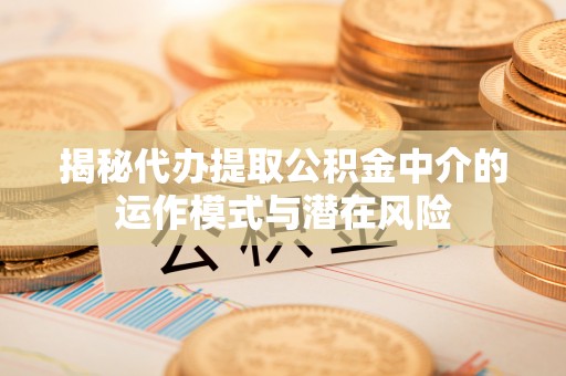山西揭秘代办提取公积金中介的运作模式与潜在风险